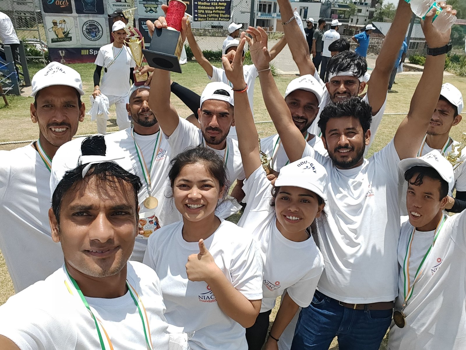 Cricket Tournament organized by SPMU, DDU-GKY Uttarakhand