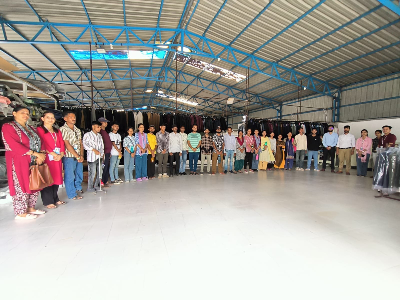 Candidates and NIACE Foundation team members participating in placement-related activities to facilitate employment opportunities.